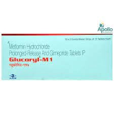 Glucoryl-M1 Tablet 15's, Pack of 15 TabletS