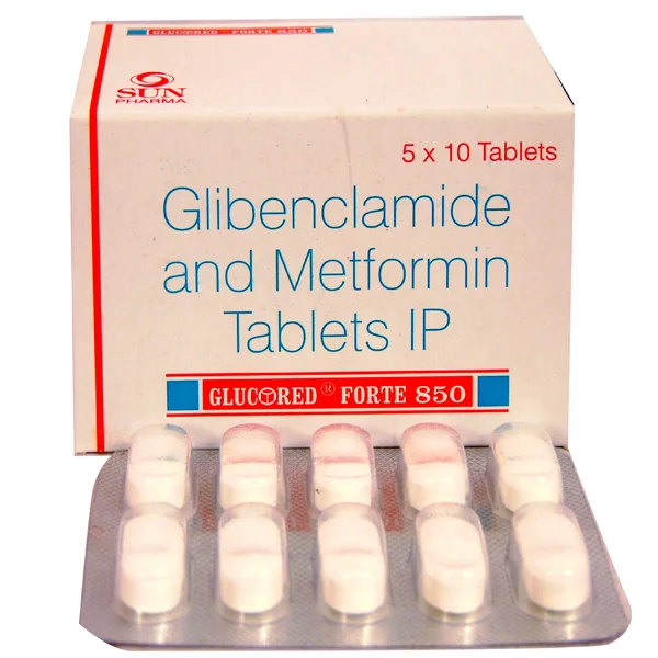 Glucored Forte 850 Tablet 10's
