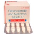 Glucored Forte 850 Tablet 10's