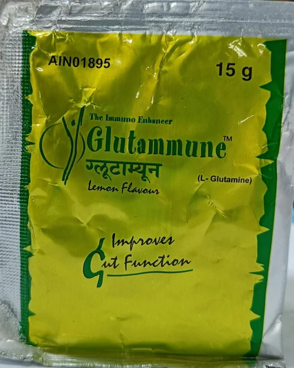 Glutammune Lemon Sachet 15 gm, Pack of 1 POWDER