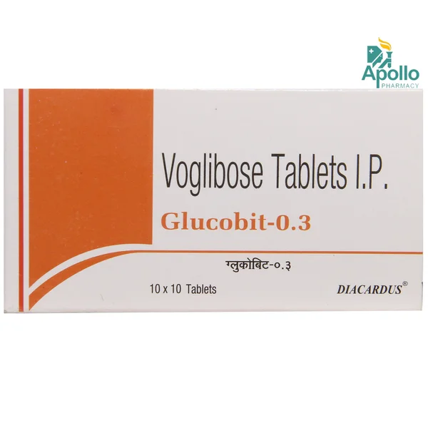 GLUCOBIT 0.3MG TABLET 10'S 