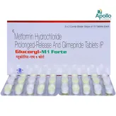 Glucoryl-M 1 Forte Tablet 15's, Pack of 15 TabletS