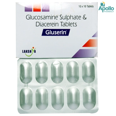 Gluserin Tablet 10's, Pack of 10 TabletS