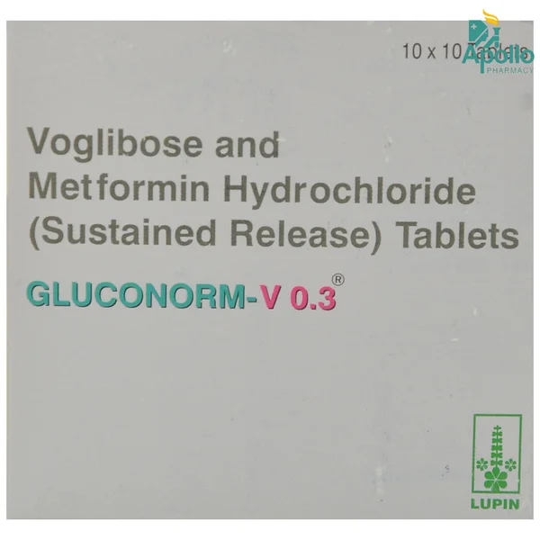 Gluconorm V 0.3 Tablet 10's