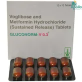 Gluconorm V 0.3 Tablet 10's, Pack of 10 TABLETS