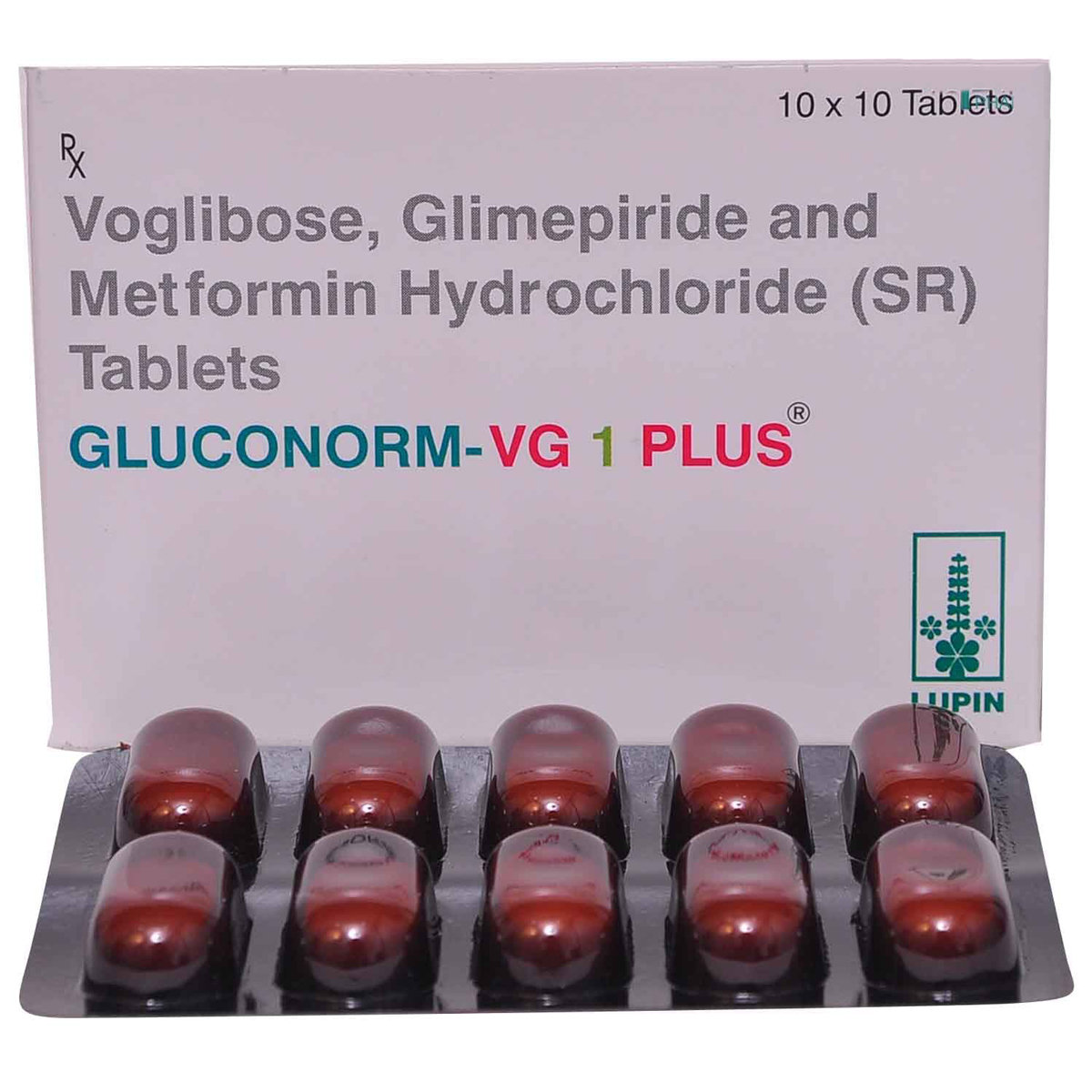 Gluconorm-VG 1 Plus Tablet 10's, Pack of 10 TABLETS Gluconorm-VG 1 Plus Tablet 10's, Pack of 10 TABLETS