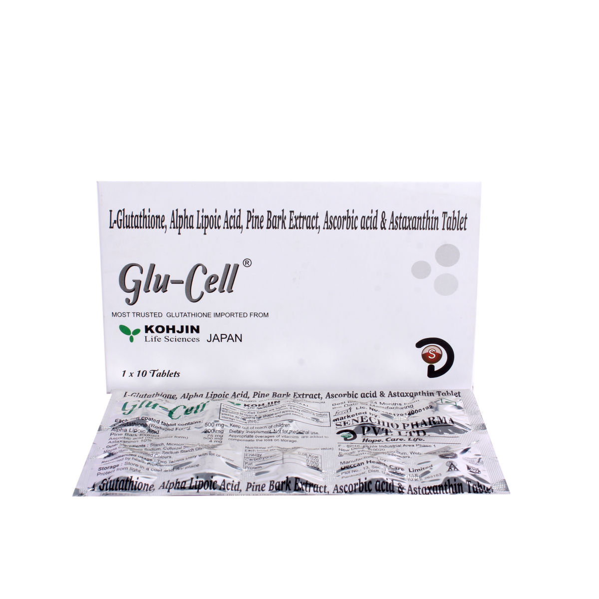 Buy Glu-Cell Tablet 10's Online