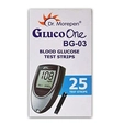 Dr. Morepen Gluco One BG-03 Blood Glucose Test Strips, 25 Count