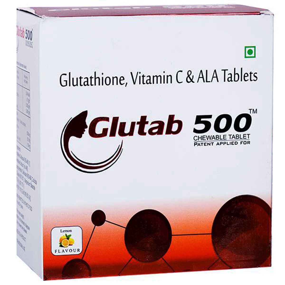 Buy Glutab 500 Lemon Chewable Tablet 10's Online