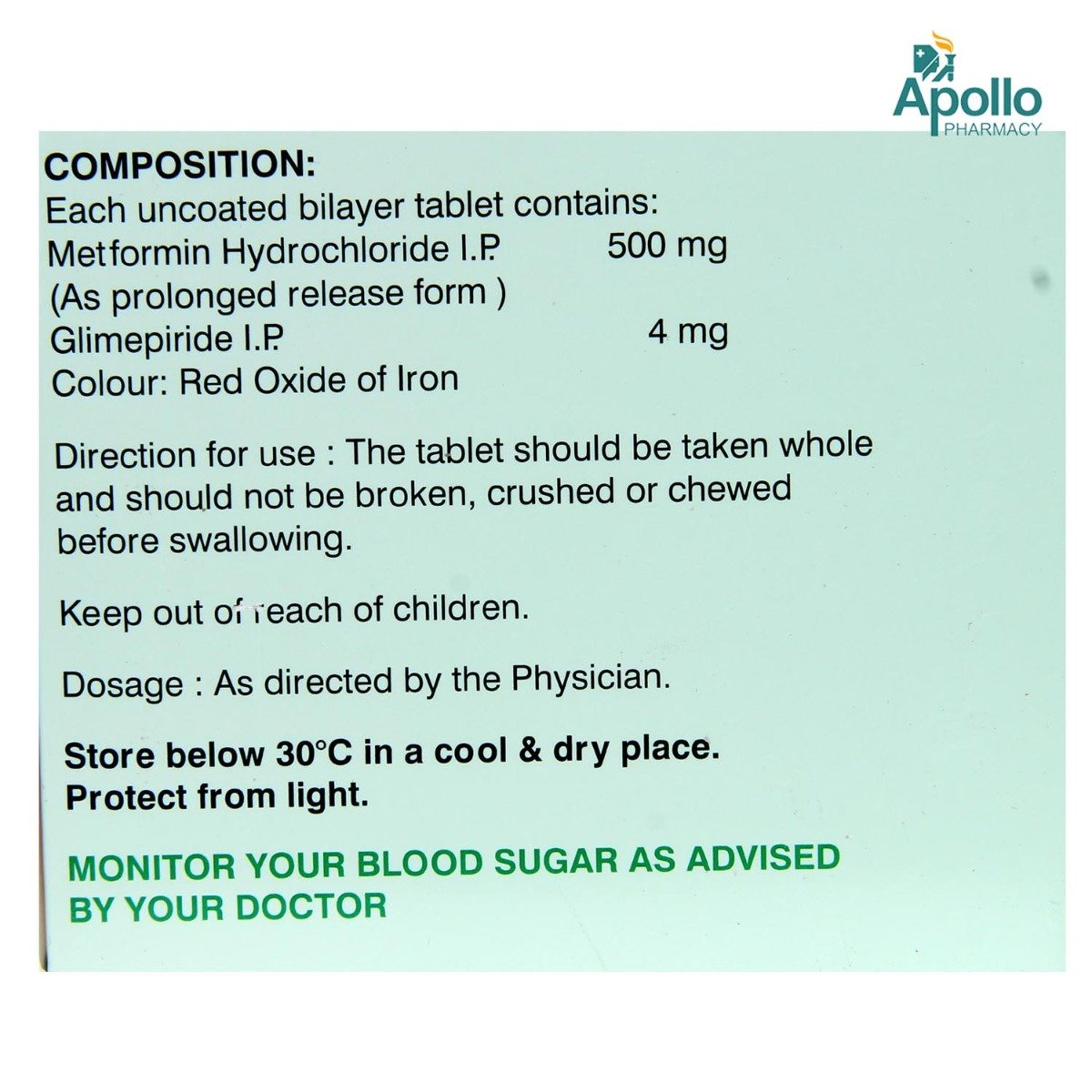 Gluconorm G 4 Tablet 15's, Pack of 15 TABLETS Gluconorm G 4 Tablet 15's, Pack of 15 TABLETS