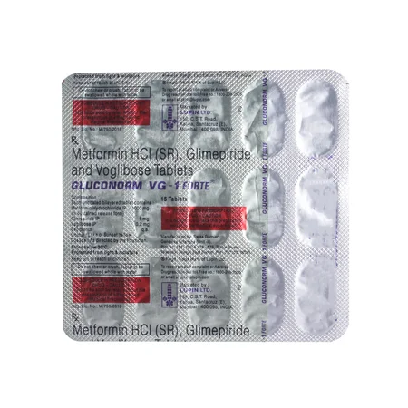Gluconorm VG-1 Forte Tablet 15's