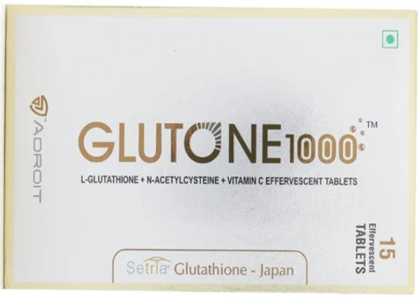 Glutone 1000 Effervescent Tablet 15's