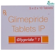Glypride 1 Tablet 10's