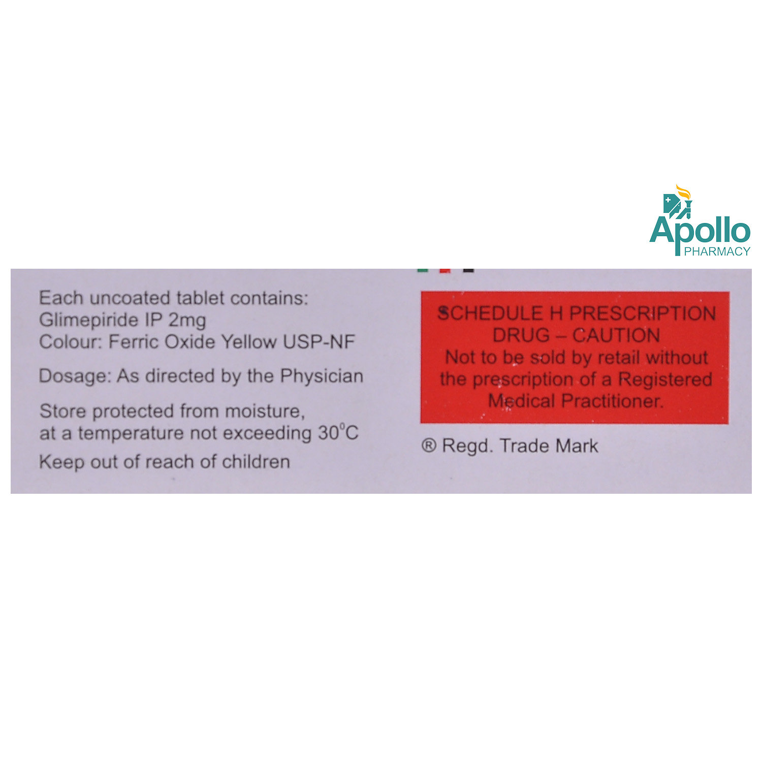 Glyree-2 Tablet 10's, Pack of 10 TABLETS Glyree-2 Tablet 10's, Pack of 10 TABLETS