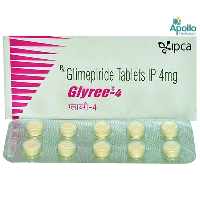 Glyree-4 Tablet 10's, Pack of 10 TABLETS