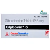 Glybovin 5 Tablet 10's, Pack of 10 TABLETS