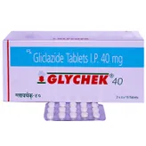 Glychek 40 Tablet 15's, Pack of 15 TABLETS