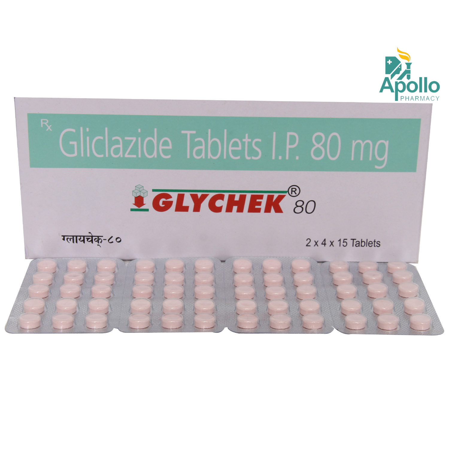 Glychek 80 Tablet 15's, Pack of 15 TABLETS Glychek 80 Tablet 15's, Pack of 15 TABLETS
