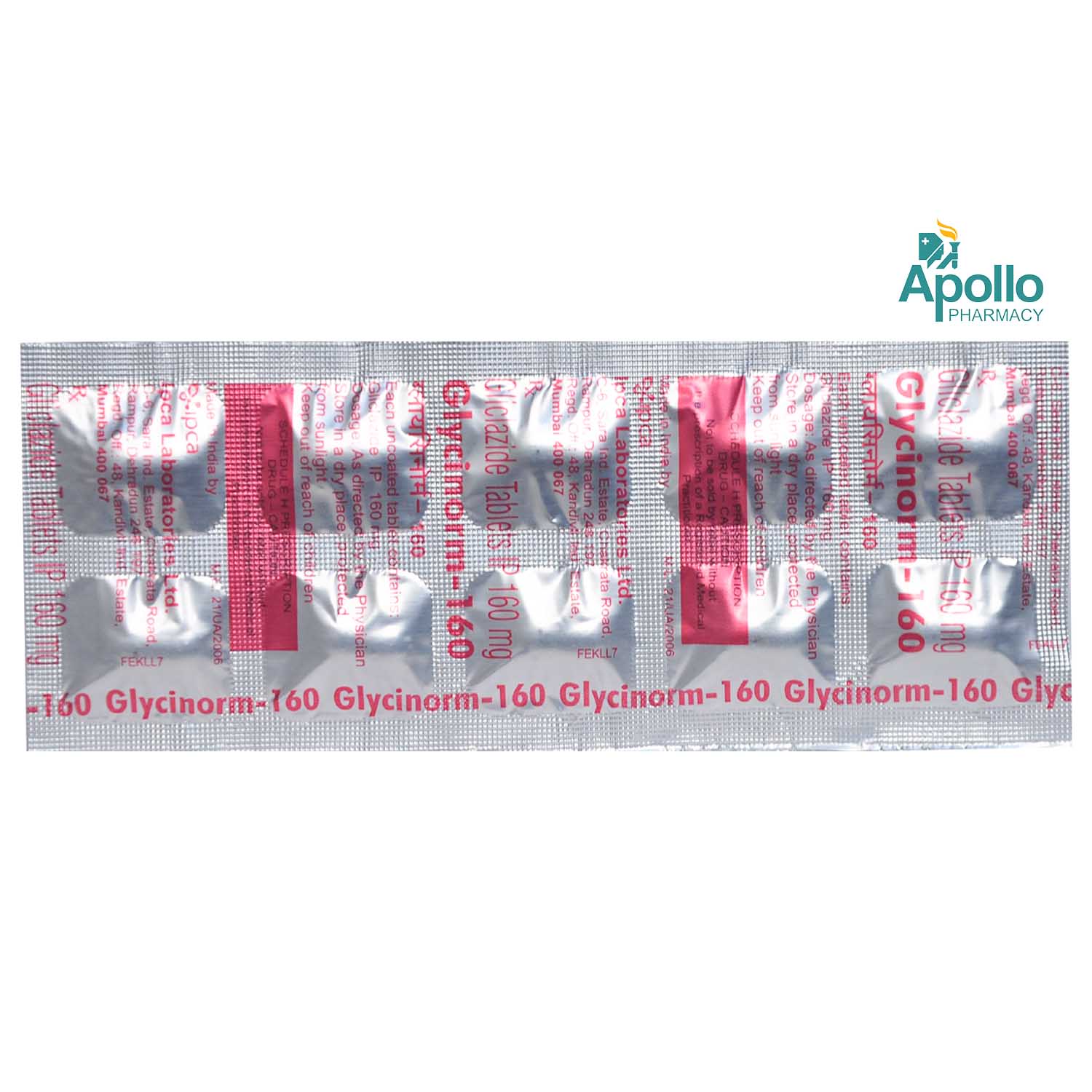 Glycinorm 160 Tablet 10's, Pack of 10 TABLETS Glycinorm 160 Tablet 10's, Pack of 10 TABLETS