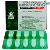 Glyciphage SR 500 mg Tablet 10's, Pack of 10 TABLETS