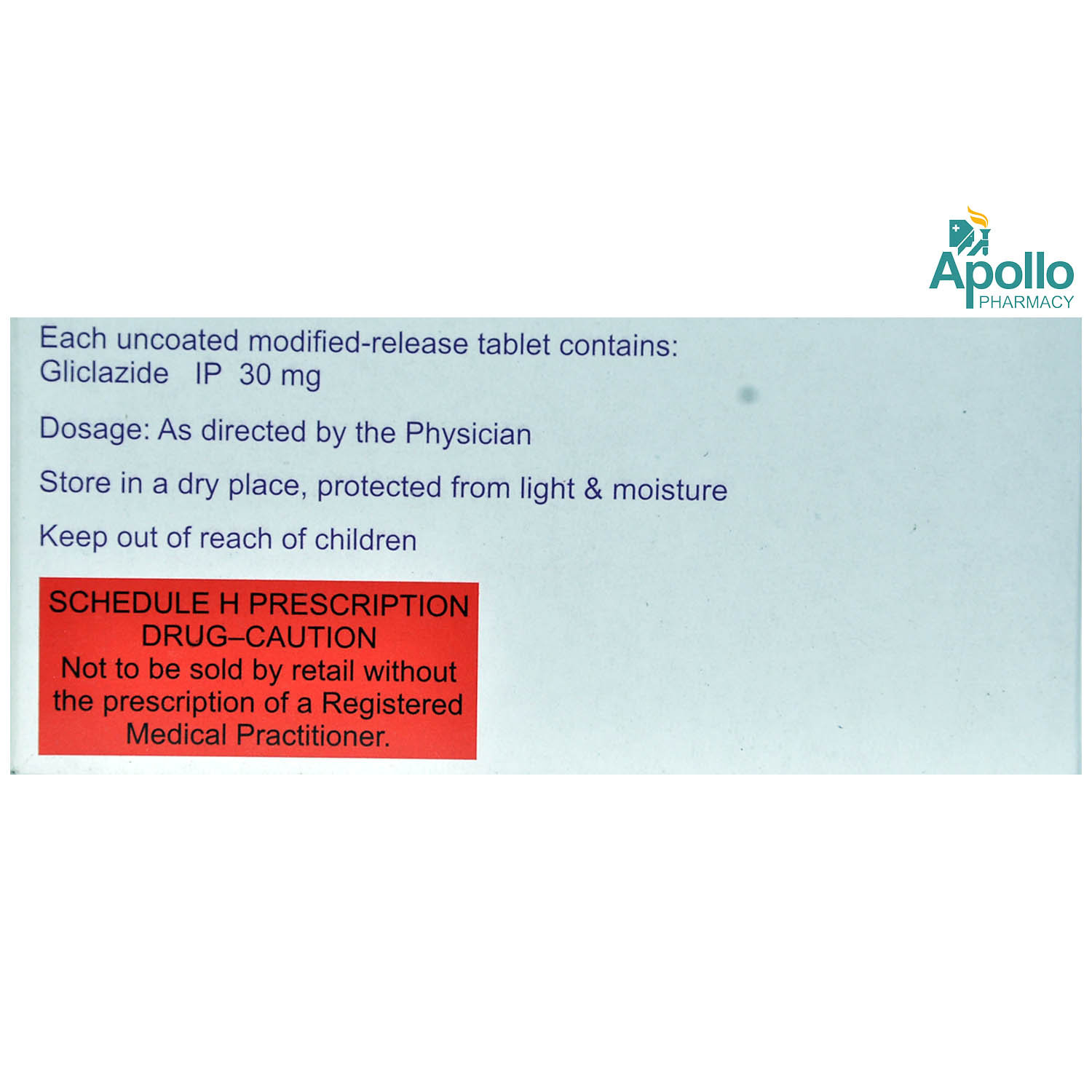 Glycinorm-OD 30 Tablet 10's, Pack of 10 TABLETS Glycinorm-OD 30 Tablet 10's, Pack of 10 TABLETS