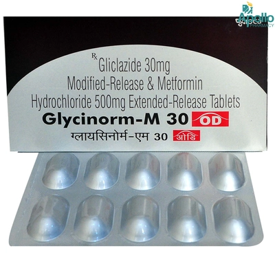 Glycinorm M OD 30 Tablet 10's, Pack of 10 TABLETS