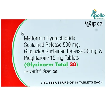 Glycinorm Total 30 Tablet 10's