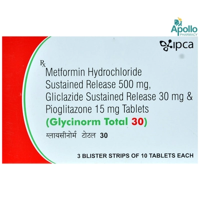 Glycinorm Total 30 Tablet 10's, Pack of 10 TABLETS