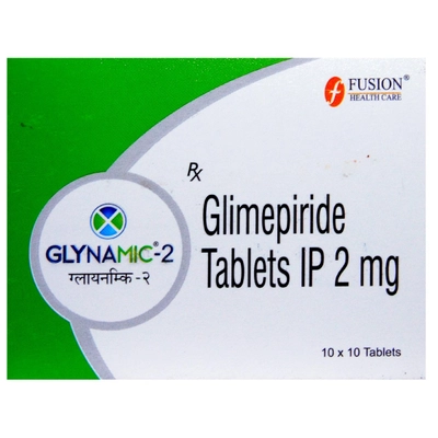 Glynamic 2 mg Tablet 10's, Pack of 10 TabletS