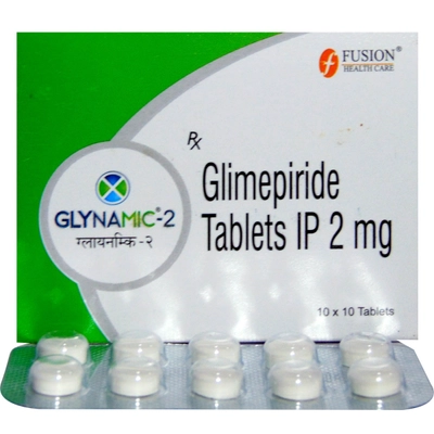 Glynamic 2 mg Tablet 10's, Pack of 10 TabletS