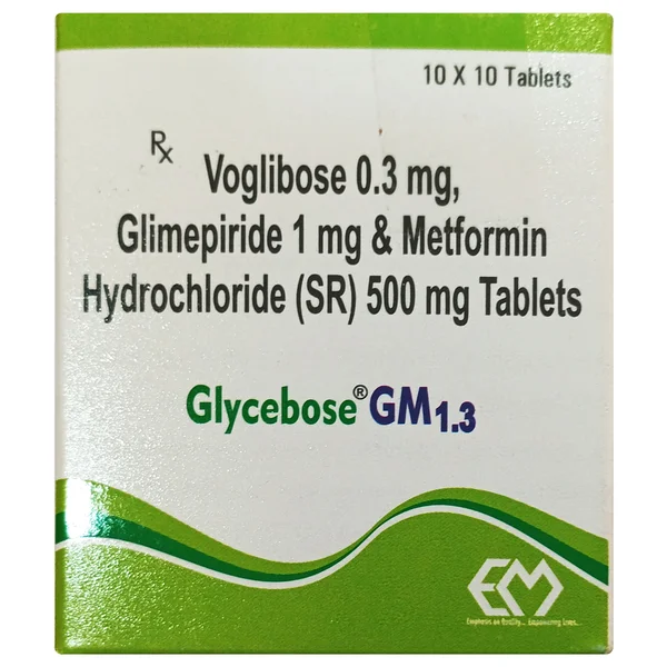 Glycebose Gm 1.3 Tablet 10's