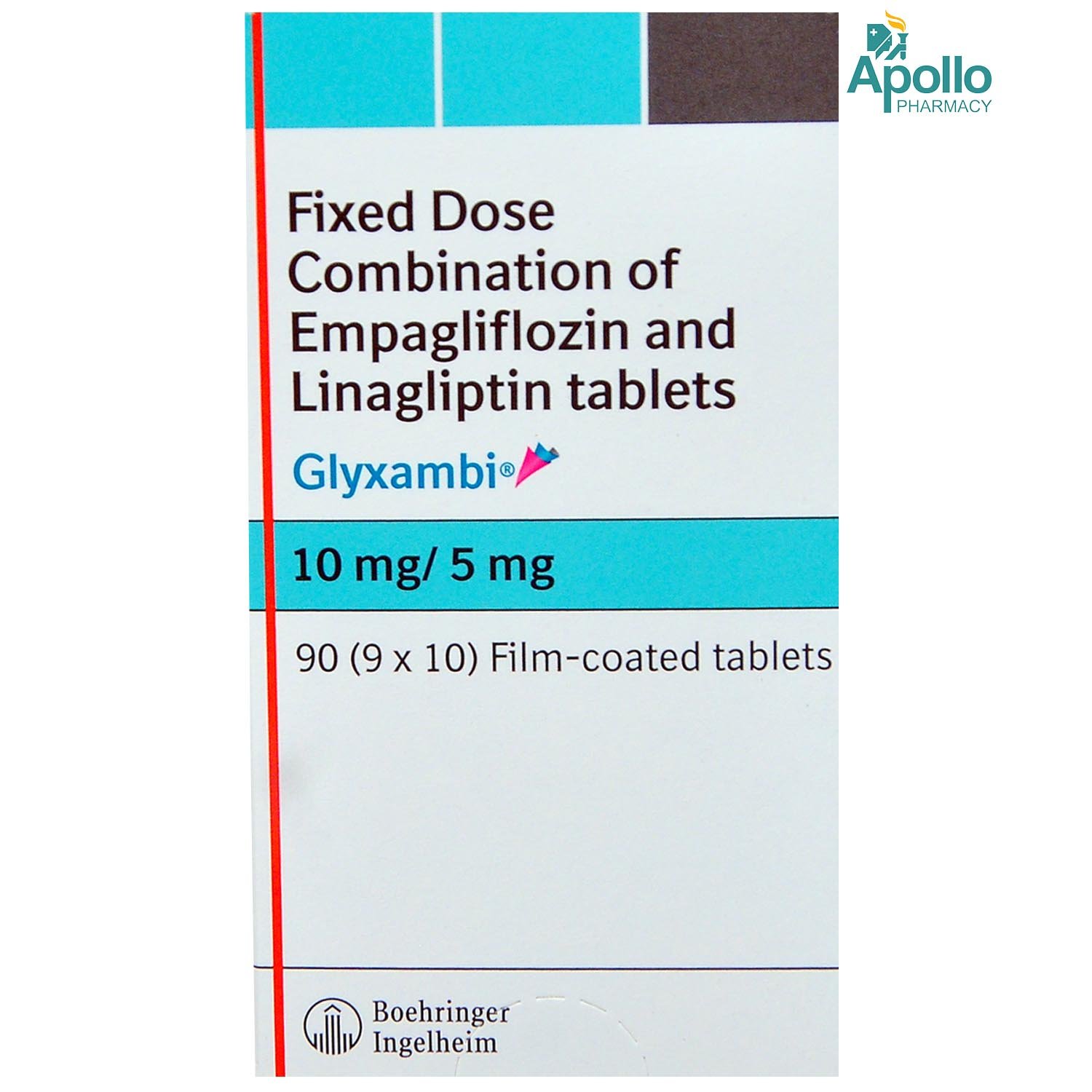 Glyxambi 10mg/5mg Tablet 10's, Pack of 10 Glyxambi 10mg/5mg Tablet 10's, Pack of 10