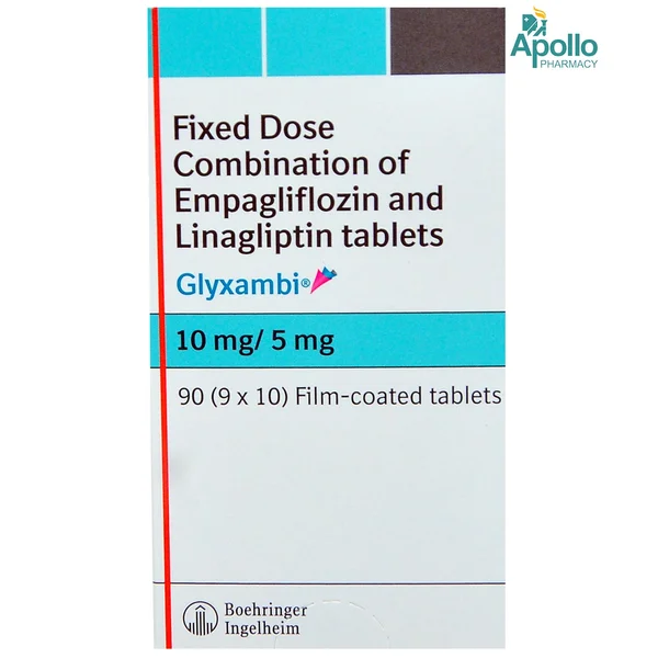 Glyxambi 10mg/5mg Tablet 10's, Pack of 10