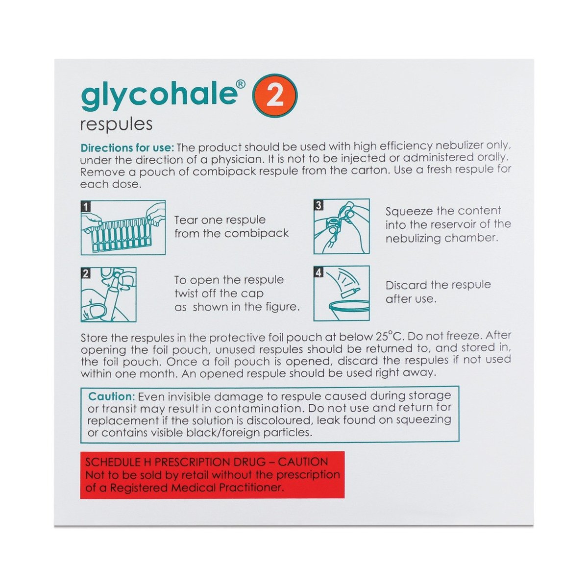 Glycohale 2 Respules 10x2 ml, Pack of 10 Glycohale 2 Respules 10x2 ml, Pack of 10
