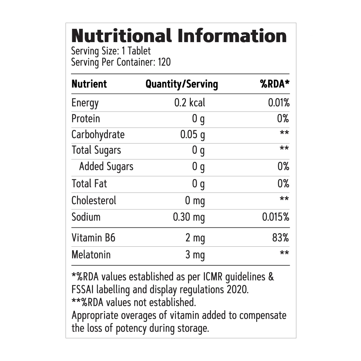GNC Melatonin 3mg, 120 Tablets, Pack of 1 GNC Melatonin 3mg, 120 Tablets, Pack of 1