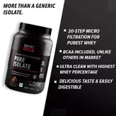 GNC AMP Pure Isolate Whey Protein Chocolate Frosting Flavour Powder, 0.907 kg, Pack of 1