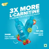 GNC Total Lean Triple Strength L-Carnitine 3000mg Sugar Free Strawberry Kiwi Flavour Liquid, 450 ml, Pack of 1