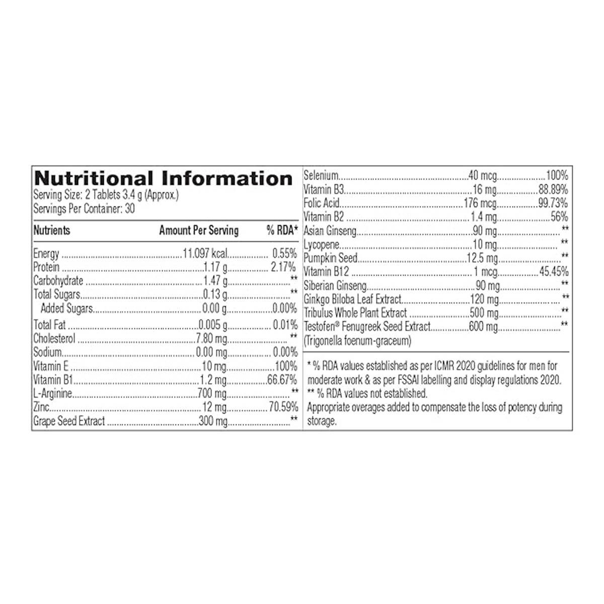 GNC Men's Staminol Max, 60 Tablets, Pack of 1 GNC Men's Staminol Max, 60 Tablets, Pack of 1