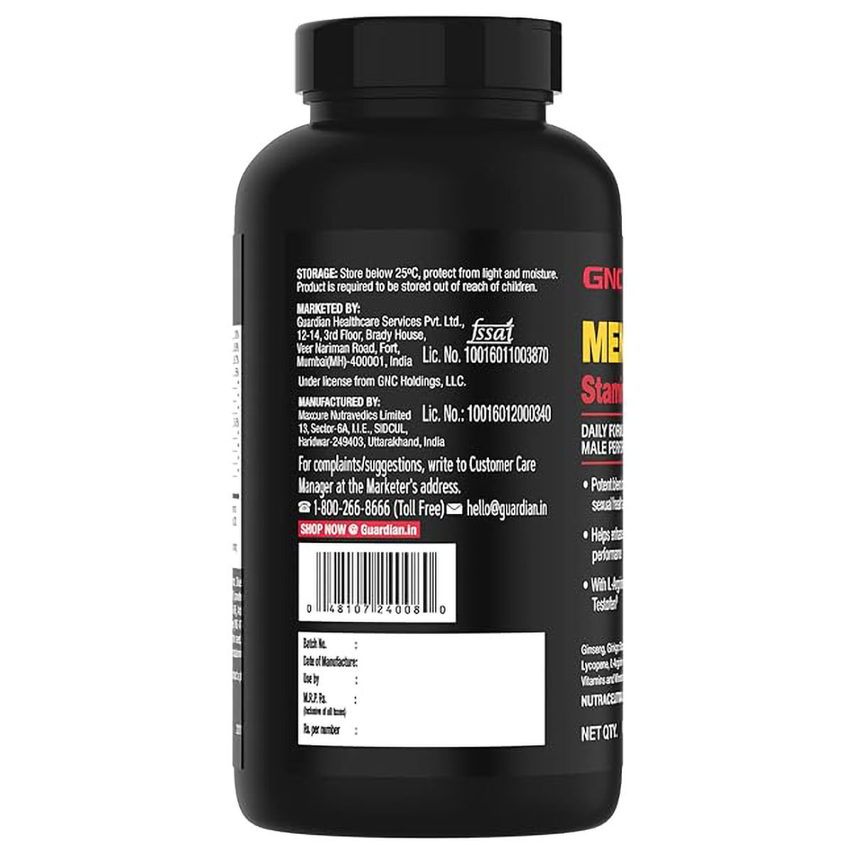 GNC Men's Staminol Max, 60 Tablets, Pack of 1 GNC Men's Staminol Max, 60 Tablets, Pack of 1