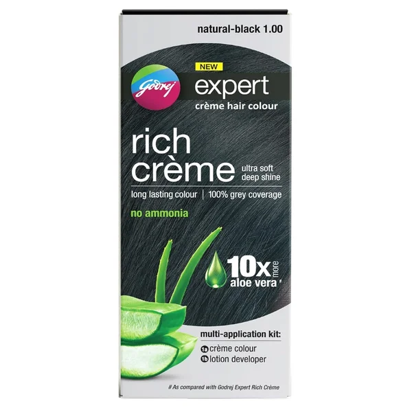 Godrej Expert Rich Creme Natural Black-1 50gm+50ml