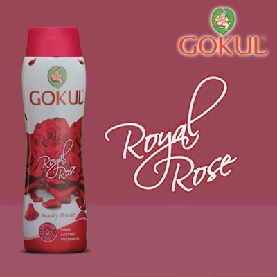 Gokul Royal Rose Beauty Powder, 100 gm, Pack of 1