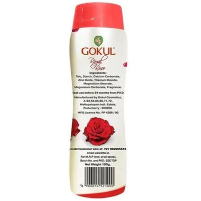 Gokul Royal Rose Beauty Powder, 100 gm, Pack of 1