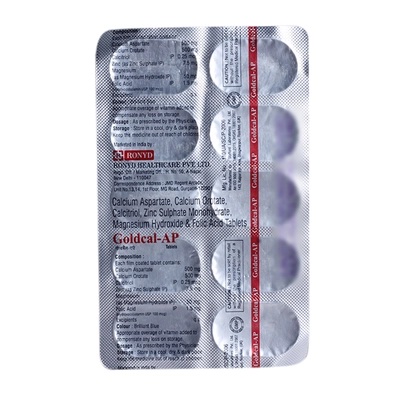 Goldcal-AP Tablet 10's, Pack of 10 TABLETS