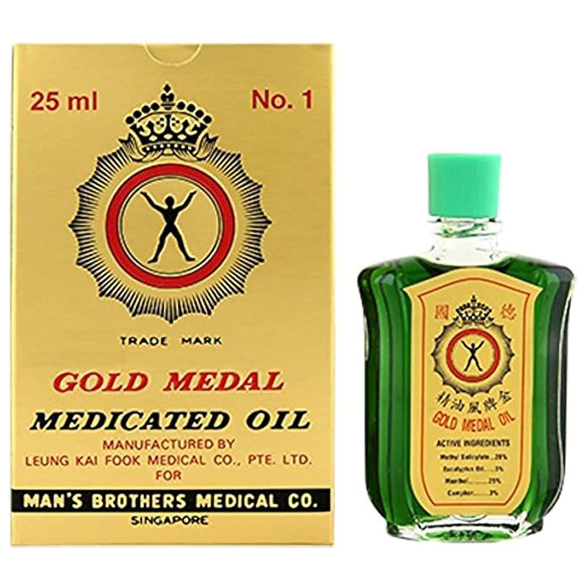 Gold Medal Medicated Oil 25 ml, Pack of 1 Gold Medal Medicated Oil 25 ml, Pack of 1