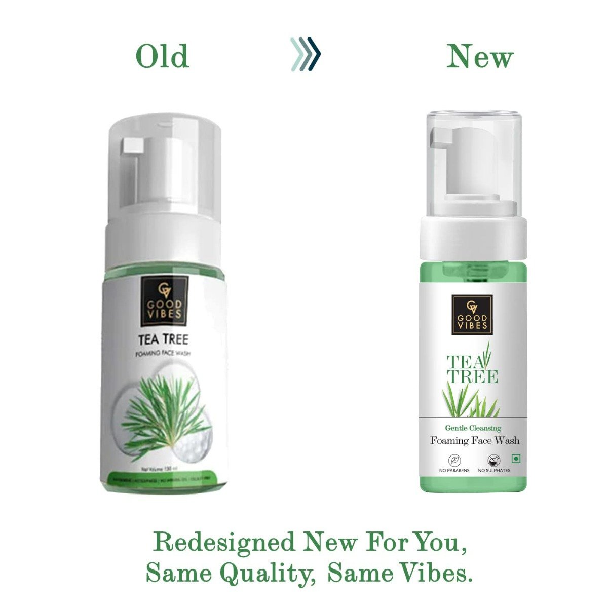 Good Vibes Tea Tree Gentle Cleansing Foaming Face Wash, 150 ml, Pack of 1 Good Vibes Tea Tree Gentle Cleansing Foaming Face Wash, 150 ml, Pack of 1