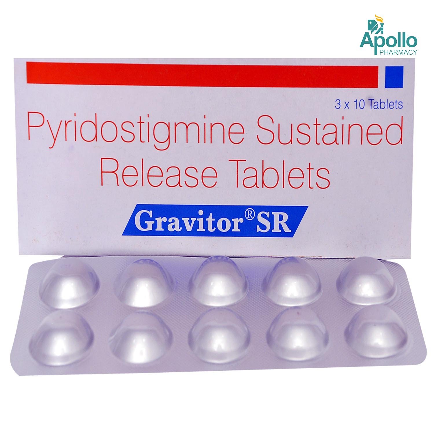 Gravitor SR Tablet 10's, Pack of 10 TABLETS Gravitor SR Tablet 10's, Pack of 10 TABLETS