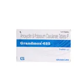 Grandmox 625 mg Tablet 10's, Pack of 10 TABLETS