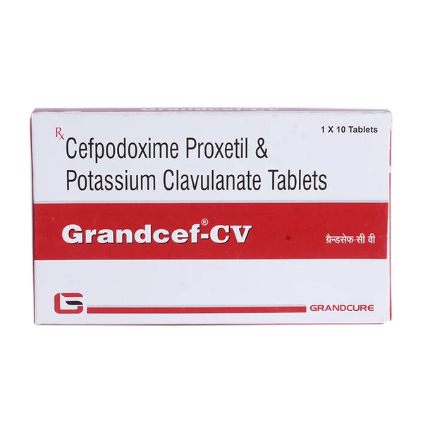 Grandcef CV Tablet 10's