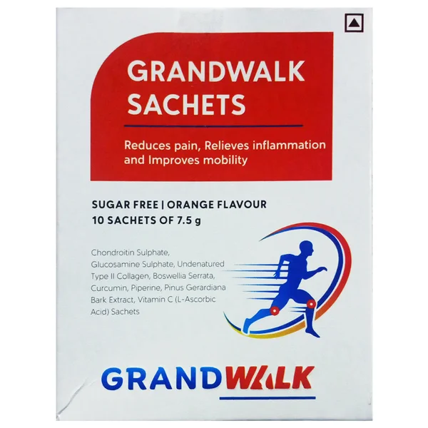 Grandwalk Sugar Free Orange Flavour Sachet 7.5 gm