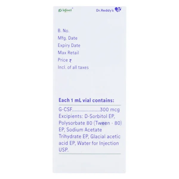 Buy Grafeel Injection 1 ml online | Uses, Side Effects, Price and ...